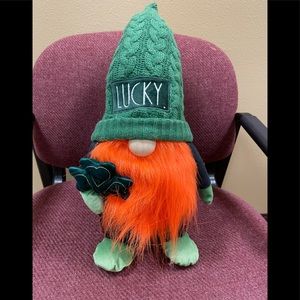 Rae Dunn plush St Patrick’s day Gnome
